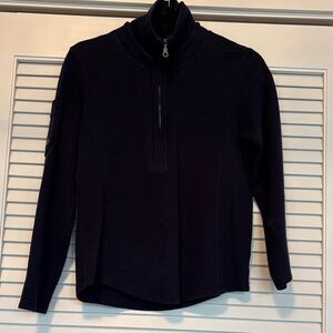 Coldwater Creek Navy Knit Pullover, size XS